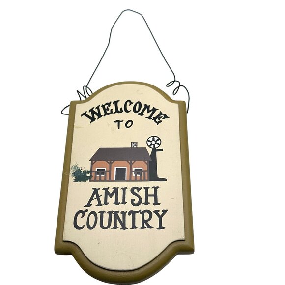 Pumpkin Pie & Fall Welcome Decor Lot of 3 Amish Country Sign - Picture 4 of 5